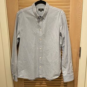 APC button down shirt mens large NWOT